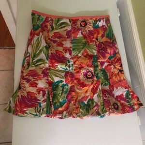 Bandolino Vibrant Floral Mini Skirt